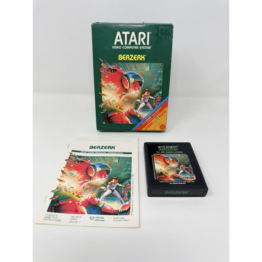 Berzerk Atari 2600 Complete CIB Tested